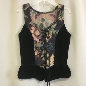 Costume cloth and leather corset